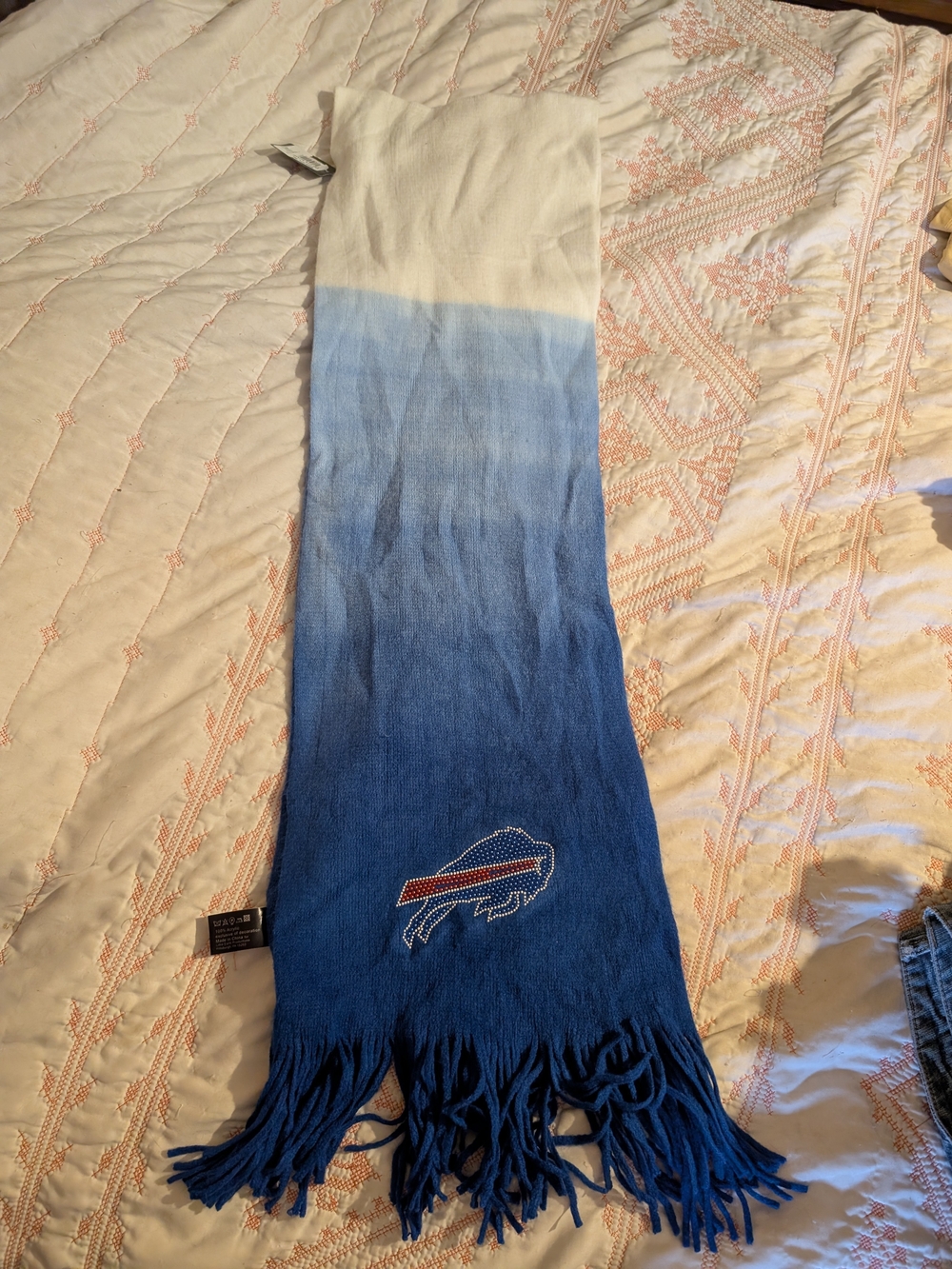 Buffalo Bills Blue Ombre Knit Scarf